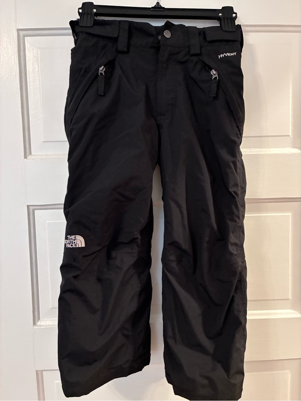 The North Face Black Kids HyVent Snow Pants Size 7/8